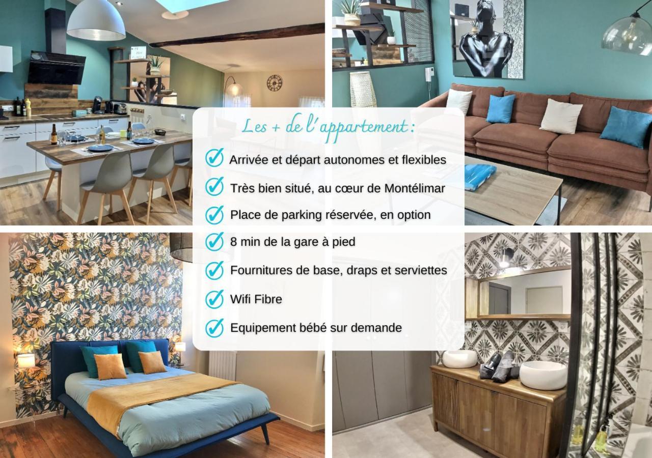 Myzenplace - Duplex 100M2 Cosy, Atypique, Situation Ideale, Parking Montélimar Buitenkant foto